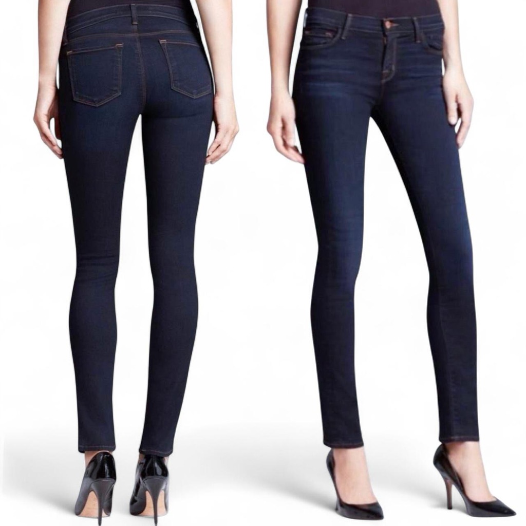 J Brand Denim Indigo Skinny Jeans Atlantis Euc